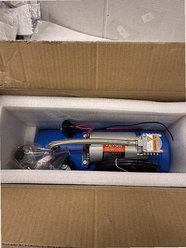 12V Air Compressor Kit With 1.6 Gallon Tank For Vehicles