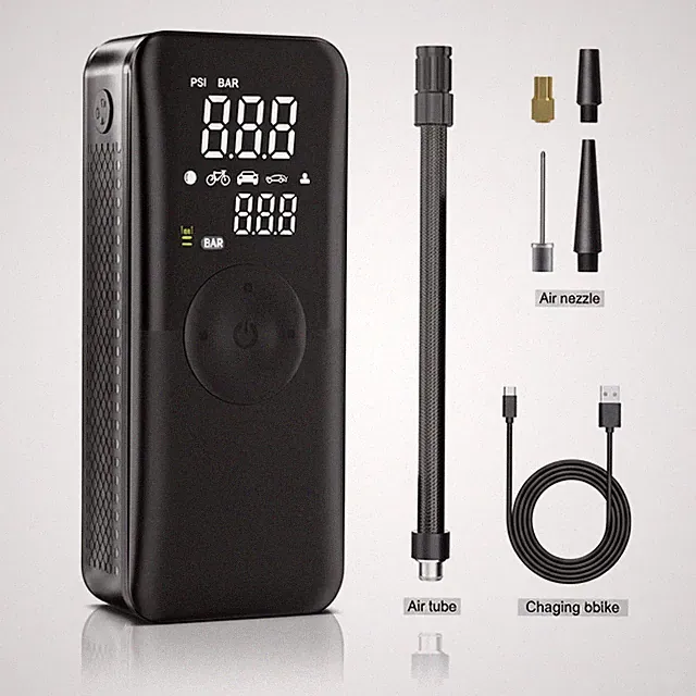 Car Tire Pump CARSUN Portable Air Inflator Compressor Motorcycle Bicycle Wireles