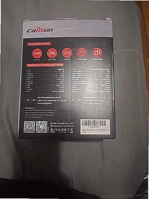 CarSun C1399-1 Portable Tire Inflator