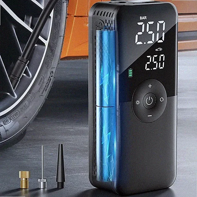 CARSUN Rechargeable Air Pump Tyre Inflator Portable Cordless Compressor